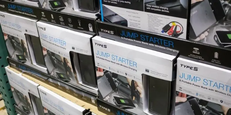Purchasing a reliable car battery jump starter at an auto store