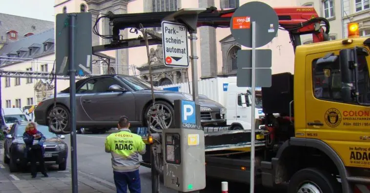 Towing my car in the city, but I am not sure if I want to get it back