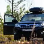 Having a roof box for Subaru Outback looks tremendous