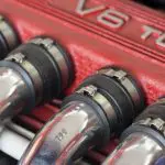 V6 engine usually has 6 spark plugs to function the engine