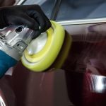 Buffing my vehicle in my garage