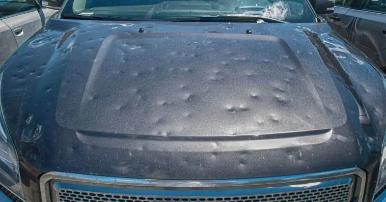 What is the average price of fixing hail damage to your car?